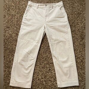 Everlane The Straight Leg Crop in Sandstone